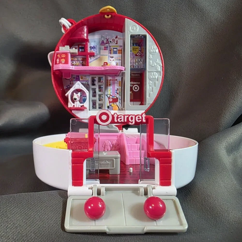 Polly Pocket Target Bullseye Adventure Compact Playset Incomplete 2024 Exclusive
